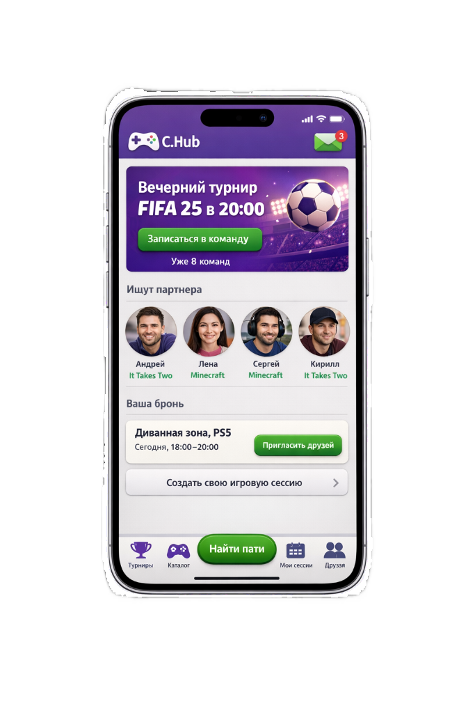 Консольная зона