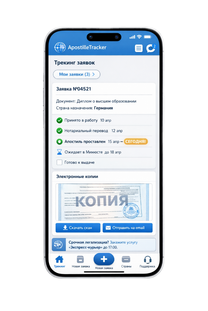 Апостиль / легализация