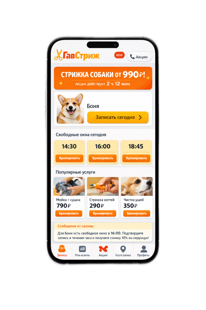 Салон у дома