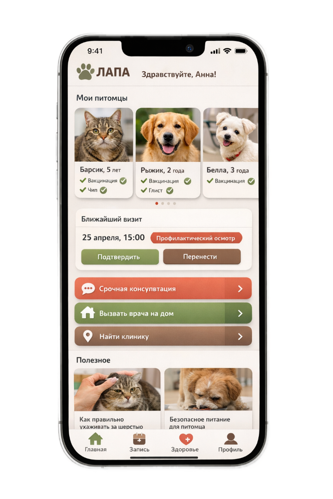 Ветеринарные клиники