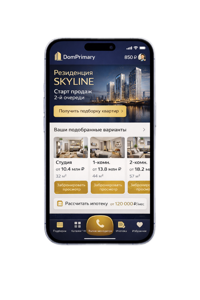 Продажа новостроек