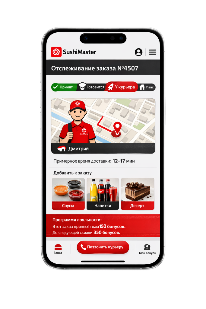 Доставка ресторана