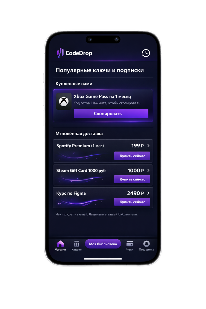 Цифровые товары